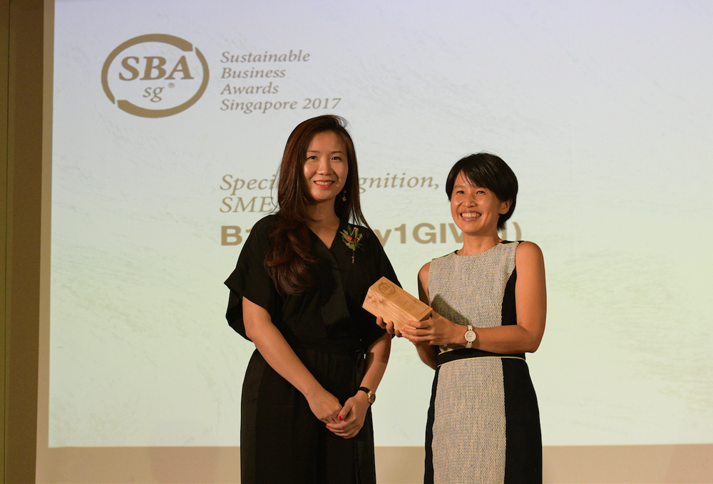 THE STRAITS TIMES: FIRM’S ‘SMALL GIVING’ WINS BIG AT BUSINESS AWARDS