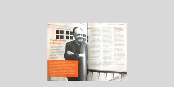 SOCIAL SPACE MAG: THE BUSINESS OF GIVING